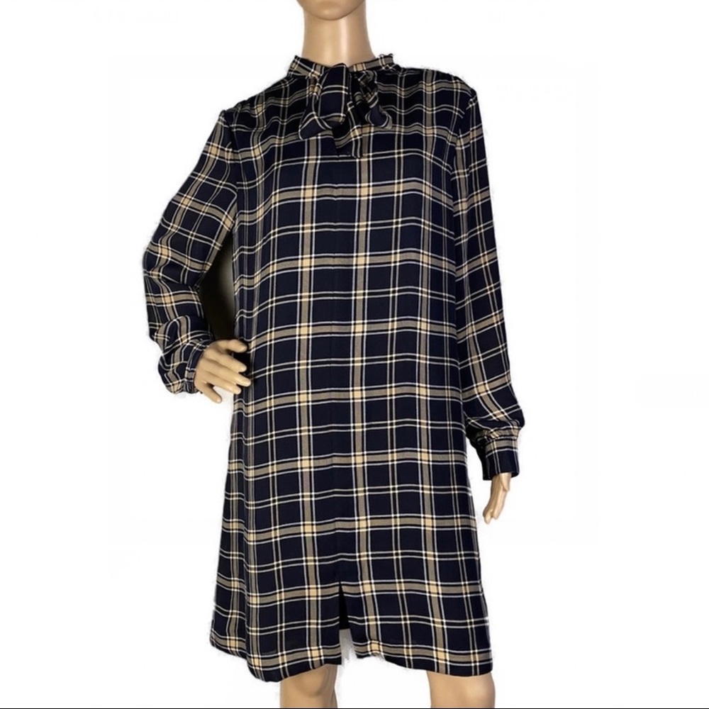 NEW MICHAEL MICHAEL KORS PLAID MINI DRESS